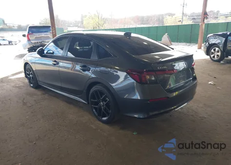 2025 Honda Civic Sport из США, поврежденный, VIN 2HGFE2F57SH524448